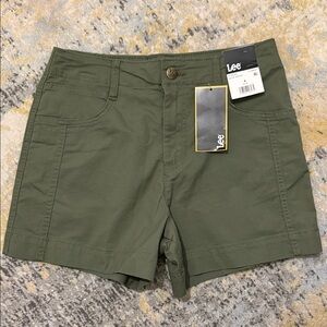 Lee Women's Olive Cargo Shorts